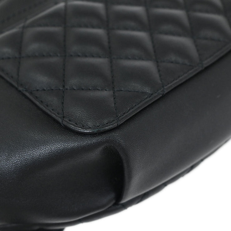 Chanel Black Lambskin Waist Bum Bag 144915