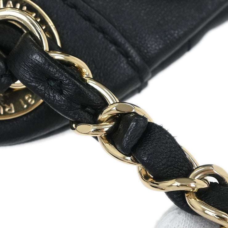 Chanel Black Lambskin Waist Bum Bag 144915