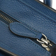 Celine Blue Leather Nano Luggage Tote Bag F-AT-1116 F-CU-1126 144920