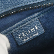 Celine Blue Leather Nano Luggage Tote Bag F-AT-1116 F-CU-1126 144920