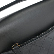 Chanel Black Calfskin Coco Curve 2way Handbag 144921
