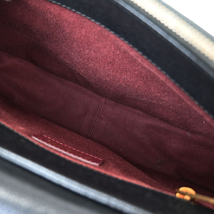 Chanel Black Calfskin Coco Curve 2way Handbag 144921