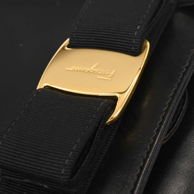 Salvatore Ferragamo Black Vara Bow Handbag BA216161 144922