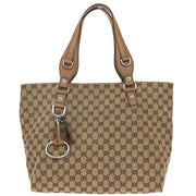 Gucci Beige Horsebit GG Tote Handbag 229852 204990 144923