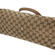 Gucci Beige Horsebit GG Tote Handbag 229852 204990 144923