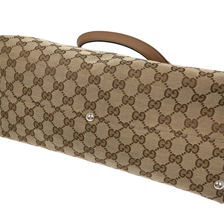 Gucci Beige Horsebit GG Tote Handbag 229852 204990 144923