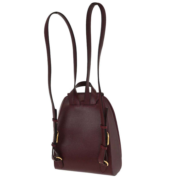 Cartier Bordeaux Leather Backpack EBDI 144929