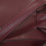 Cartier Bordeaux Leather Backpack EBDI 144929