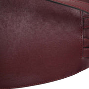 Cartier Bordeaux Leather Backpack EBDI 144929