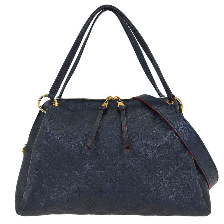 Louis Vuitton Navy Monogram Empreinte Ponthieu PM M43721 DU2197 144930