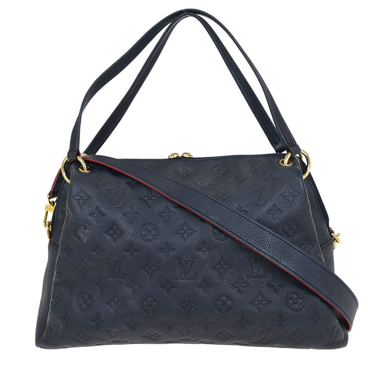 Louis Vuitton Navy Monogram Empreinte Ponthieu PM M43721 DU2197 144930