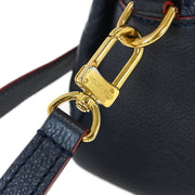 Louis Vuitton Navy Monogram Empreinte Ponthieu PM M43721 DU2197 144930