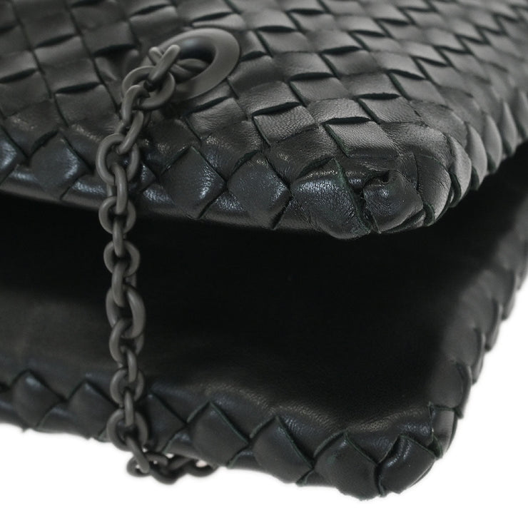 Bottega Veneta Black Intrecciato Chain Handbag BO0615543K 144933