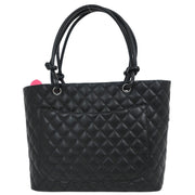 Chanel Black Calfskin Cambon Ligne Tote Handbag 144938