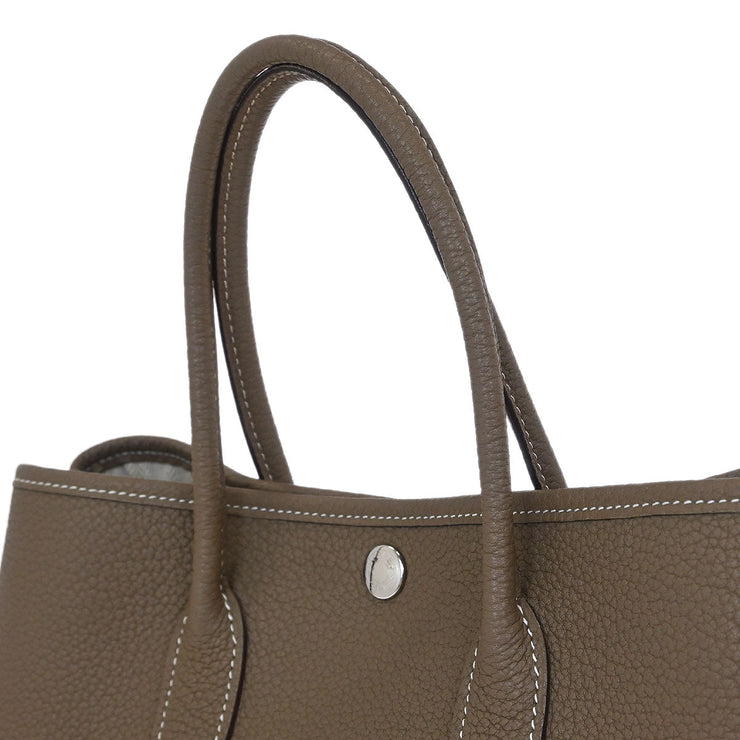 Hermes Etoupe Negonda Garden Party 30 TPM Tote Bag A012CM 144939