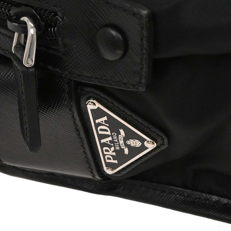 Prada Black Nylon Shoulder Bag 165 144940