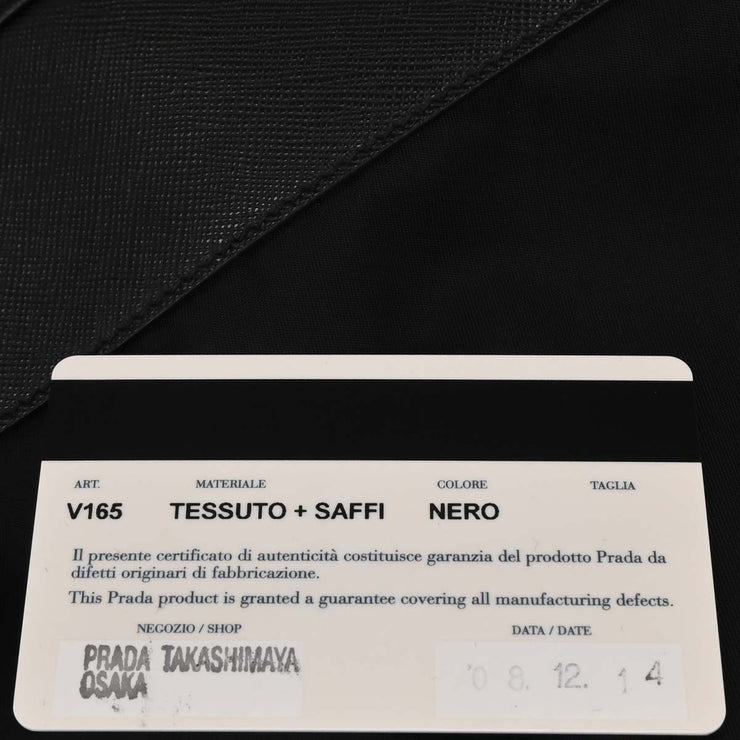 Prada Black Nylon Shoulder Bag 165 144940