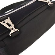 Chanel Black Felt Nylon Sport Line 2way Handbag 144944