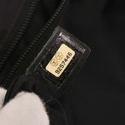Chanel Black Felt Nylon Sport Line 2way Handbag 144944