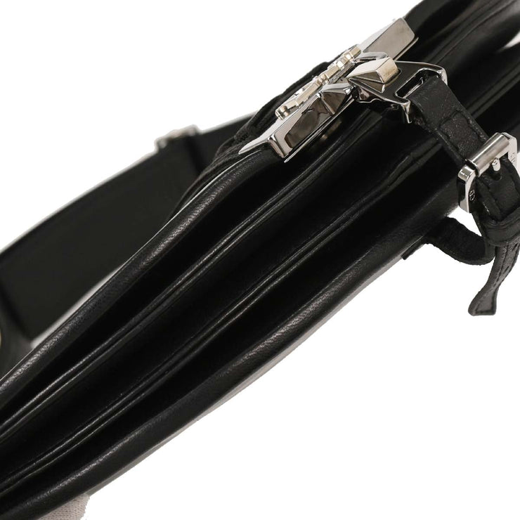 Christian Dior Black Admit It Corset Bag Shoulder Bag 20-MA-0092 144946