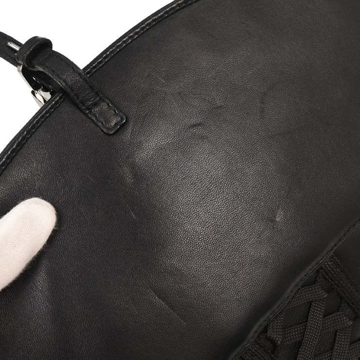 Christian Dior Black Admit It Corset Bag Shoulder Bag 20-MA-0092 144946