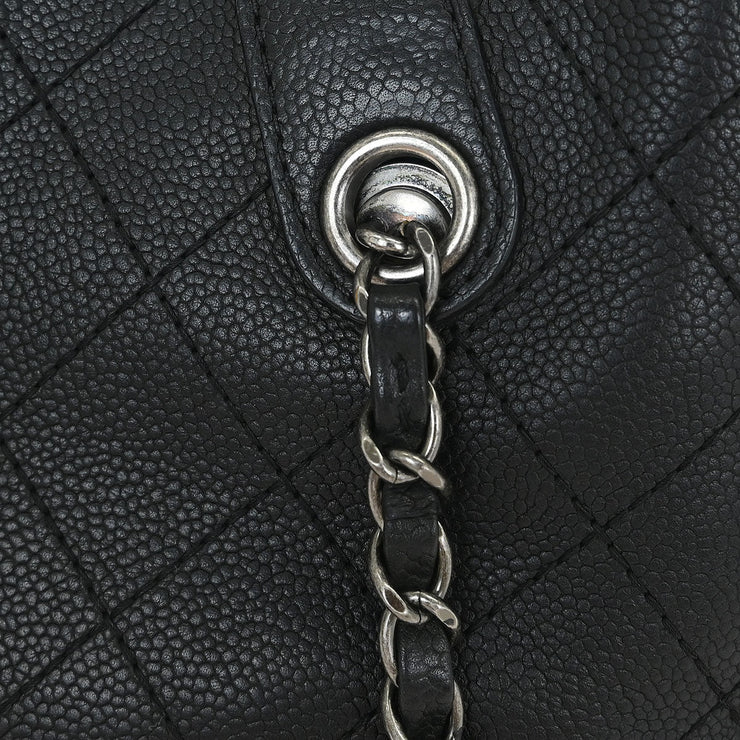 Chanel Black Calfskin Urban Shopping Tote 2way Handbag 144955