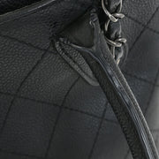 Chanel Black Calfskin Urban Shopping Tote 2way Handbag 144955