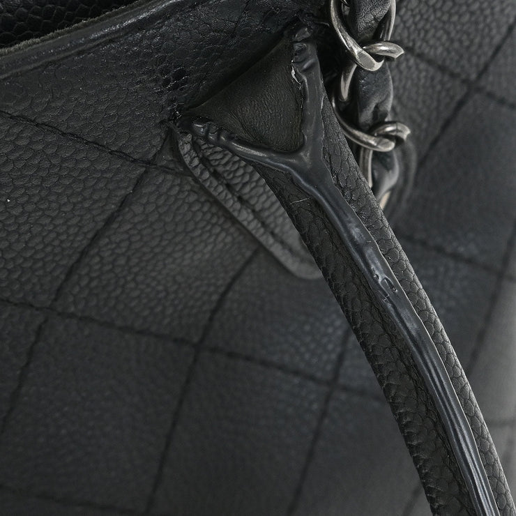 Chanel Black Calfskin Urban Shopping Tote 2way Handbag 144955