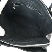 Chanel Black Calfskin Urban Shopping Tote 2way Handbag 144955