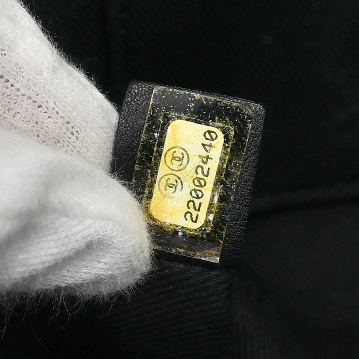 Chanel Black Calfskin Urban Shopping Tote 2way Handbag 144955