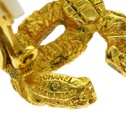 Chanel Gold CC Earrings Clip-On 93A 144956