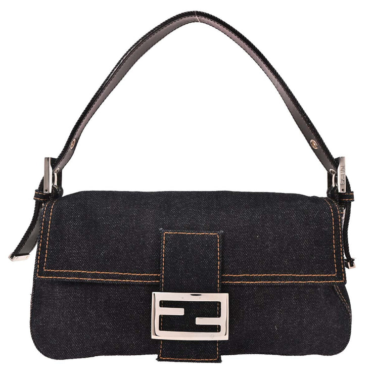 Fendi Navy Denim Baguette Handbag 2348.26424.099 144958