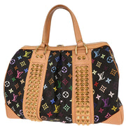 Louis Vuitton Black Multicolor Courtney GM Handbag M40261 CA0190 144959