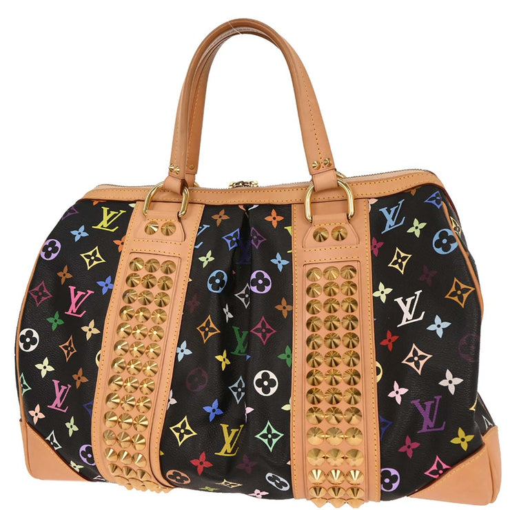 Louis Vuitton Black Multicolor Courtney GM Handbag M40261 CA0190 144959