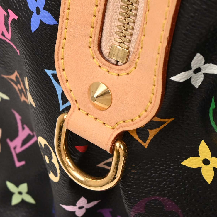 Louis Vuitton Black Multicolor Courtney GM Handbag M40261 CA0190 144959