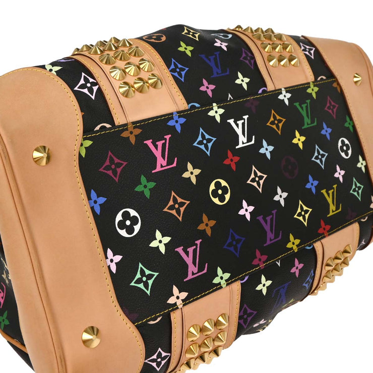 Louis Vuitton Black Multicolor Courtney GM Handbag M40261 CA0190 144959