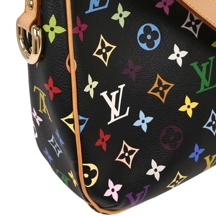 Louis Vuitton Black Monogram Multicolor Lodge GM M40052 FL1006 144960