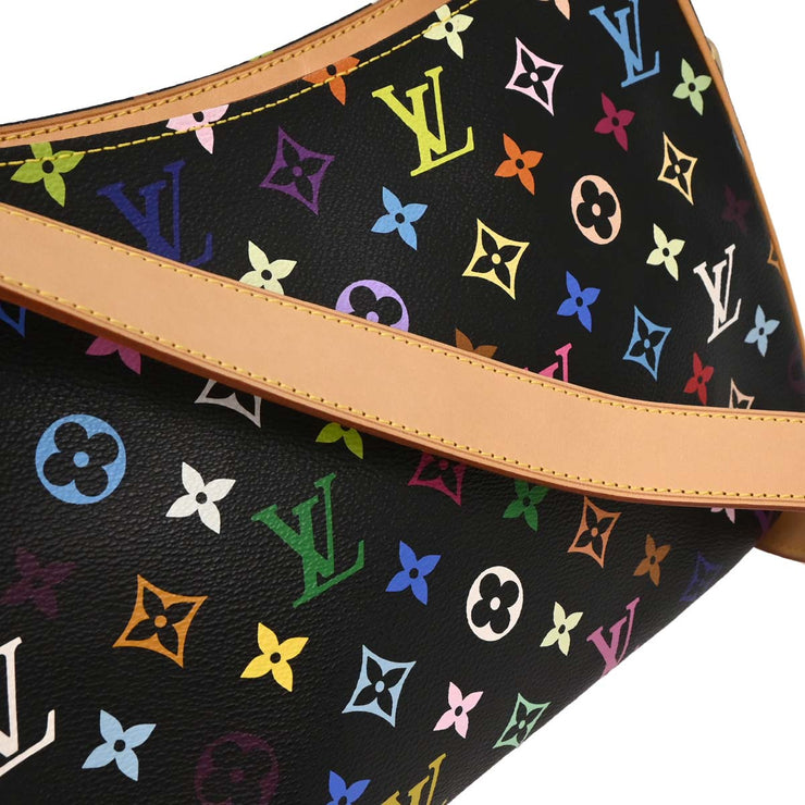 Louis Vuitton Black Monogram Multicolor Lodge GM M40052 FL1006 144960