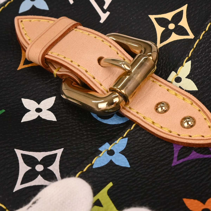 Louis Vuitton Black Monogram Multicolor Lodge GM M40052 FL1006 144960