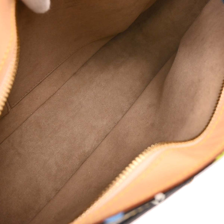 Louis Vuitton Black Monogram Multicolor Lodge GM M40052 FL1006 144960