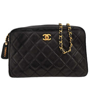 Chanel Black Calfskin Camera Bag Large 144964
