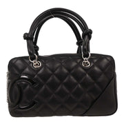 Chanel Black Calfskin Cambon Ligne Bowling Bag 144971