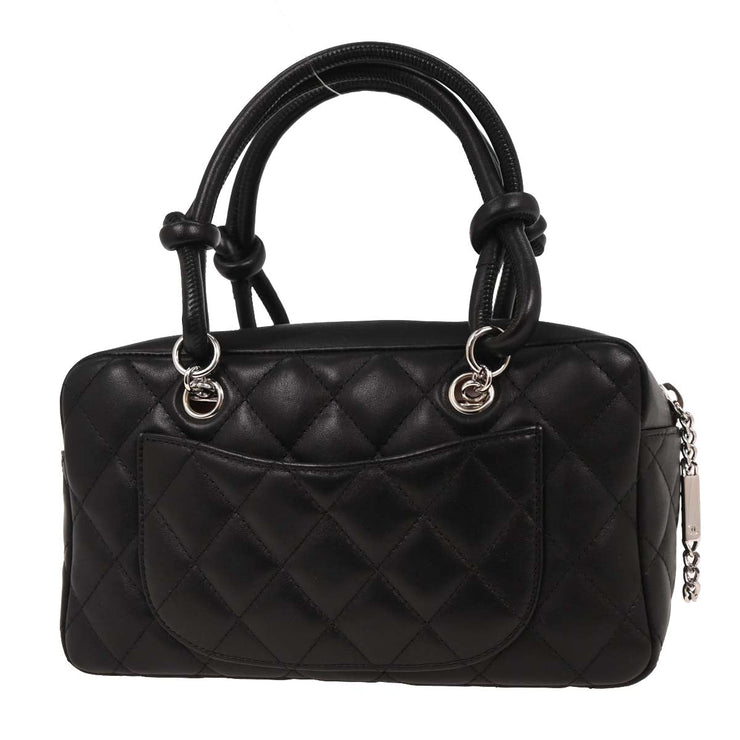 Chanel Black Calfskin Cambon Ligne Bowling Bag 144971