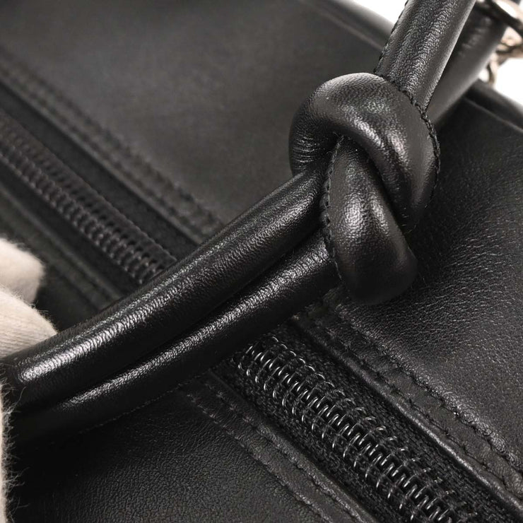 Chanel Black Calfskin Cambon Ligne Bowling Bag 144971