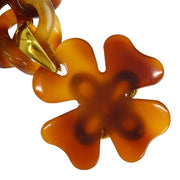 Chanel Acrylic Chain Belt Clover 95P  Small Good 144973