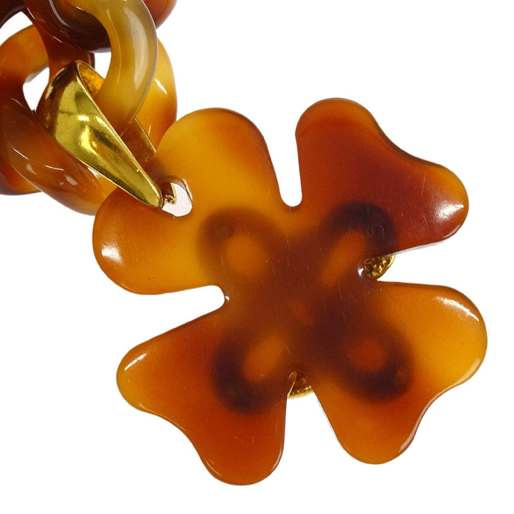 Chanel Acrylic Chain Belt Clover 95P  Small Good 144973