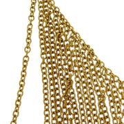 Chanel Gold Fringe Chain Necklace 02A 144978