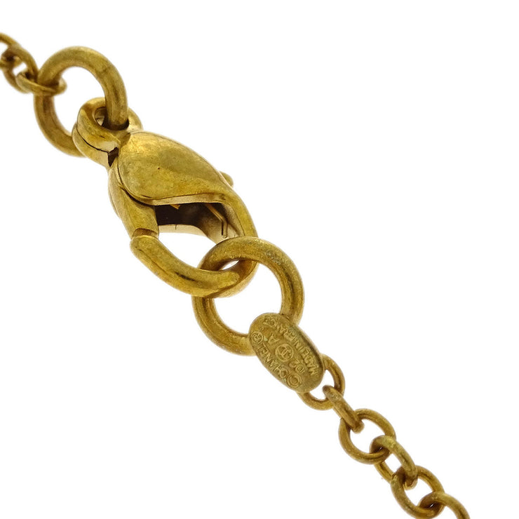 Chanel Gold Fringe Chain Necklace 02A 144978