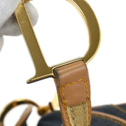 Christian Dior Navy Denim Double Saddle Handbag RU0091 144980
