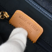 Christian Dior Navy Denim Double Saddle Handbag RU0091 144980